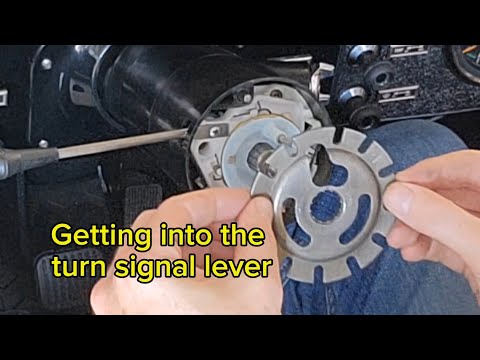 Jeep CJ7 1981 258 Turn signal lever removal