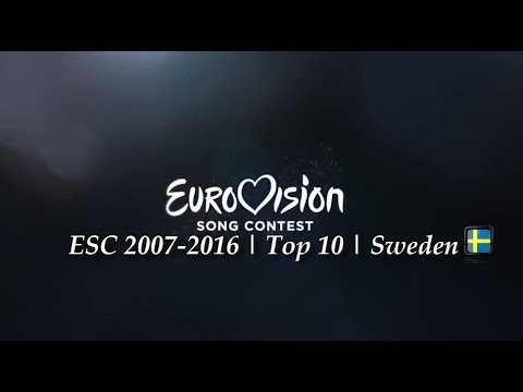 ESC 2007-2016 | Top 10 | Sweden