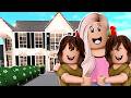 I Built A MANSION To Save HOMELESS Twins Roblox