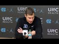 FULL VIDEO Duke Coach Scheyer Talks After Loss To UNC