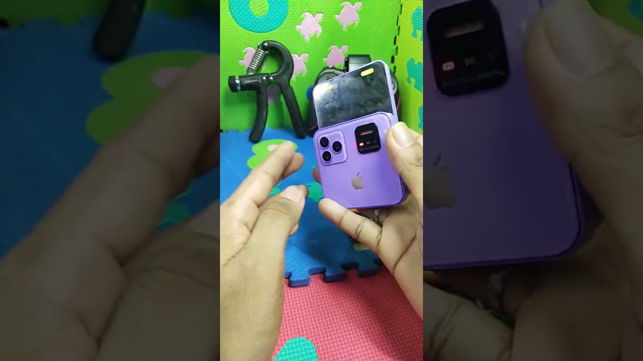 This flip smartphone is logo like an apple #shorts #apple