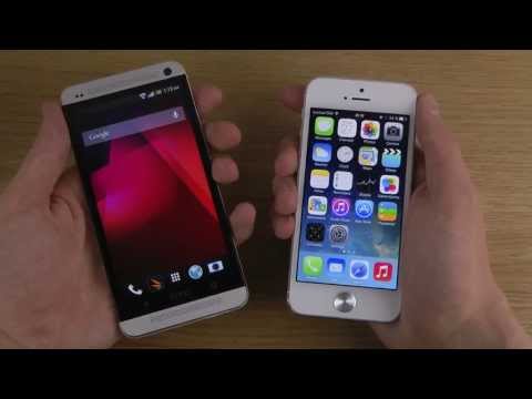 HTC One vs. iPhone 5 iOS 7 Beta 2 - Which Is Faster?