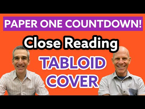 Countdown to Paper One - Tabloids - Conventions and Close Reading