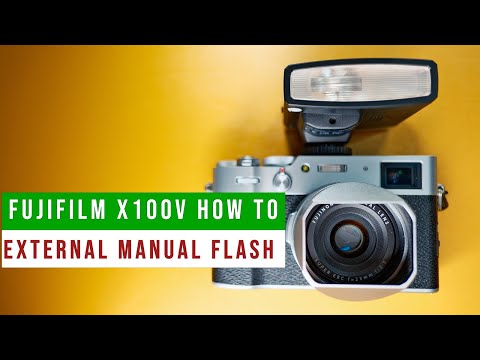 Fujifilm X-100V How To Shoot External Manual Flash featuring Godox Lux Junior
