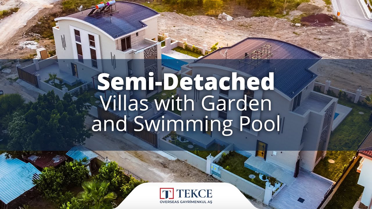 Villas Mitoyennes Proches des Terrains de Golf à Belek