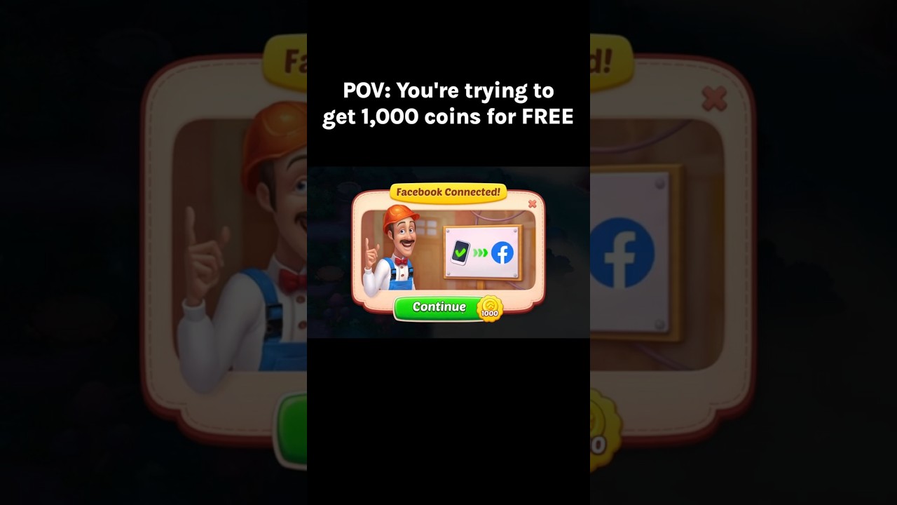 POV: You're TRYING to get FREE 1,000 COINS🪙😱 #homescapes #playrix #shorts #hungergamestiktok