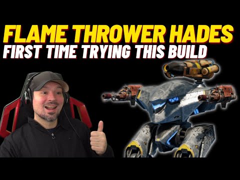 War Robots Flamethrower Hades Build | Lets See How Good This is