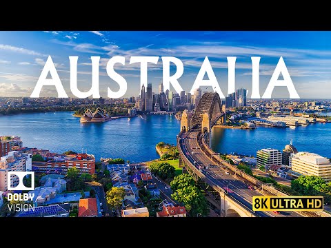 AUSTRALIA 8K Video Ultra HD With Soft Piano Music - 60 FPS - 8K Nature Film