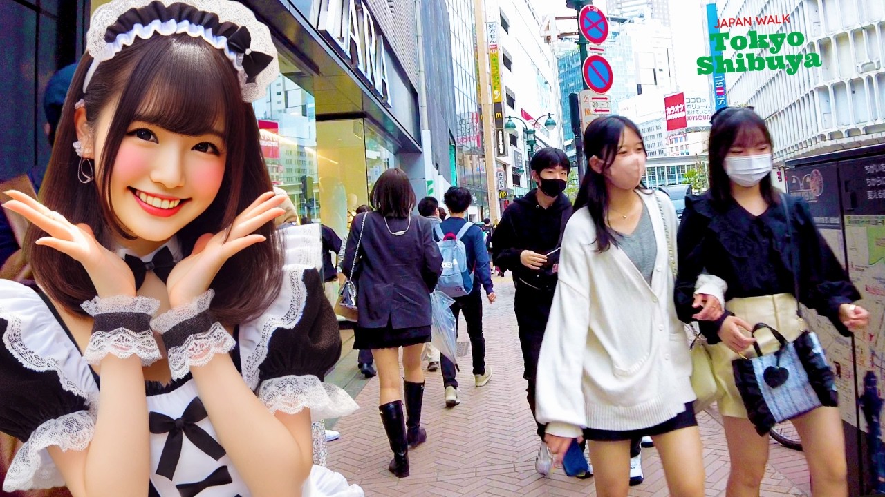 Tokyo Shibuya 🐶 Fun Street 💖 4K Nonstop 1 Hour