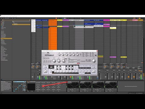 Acid Bass Line Automation with the Roland TB-303 (Plugin) and Max for Life LFO Mapping - Ableton 11