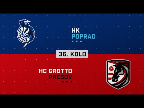 36.kolo HK Poprad - HC Grotto Prešov HIGHLIGHTS