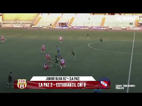 La Paz 2 - Estudiantil CNI 0 | Copa Perú 2022 - fecha 2 | Goles