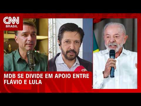 Dividido, MDB tem maioria apertada pró-Flávio no 2º turno | BASTIDORES CNN