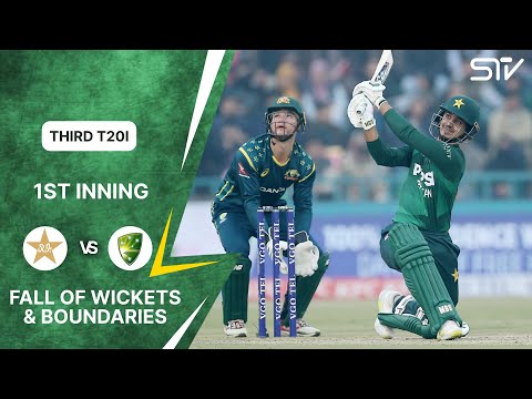 Pakistan's All FOW & Boundaries | Pakistan vs Australia | Match 03 | T20I Series 2026 | PCB | M9E13
