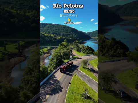 Rio Pelotas na divisa entre o RS e SC #sul #riouruguay #riopelotas #oestecatarinense #chapeco #sul