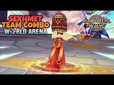 Sekhmet Team Combo in World Arena Ep. 2 - Summoners War