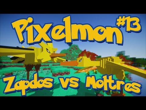 Pixelmon Minecraft Pokemon Mod Season 2 Lets Play! Episode 13 - Moltres vs Zapdos