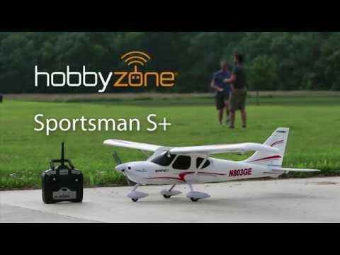 HobbyZone Sportsman S+ Teach-Yourself-To-Fly RC Airplane