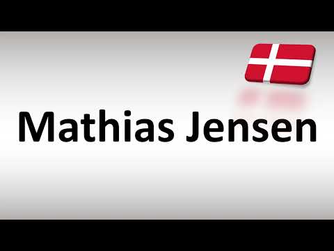 How to Pronounce Mathias Jensen (Danish Footballer)