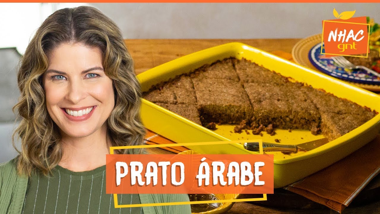 Quibe assado com carne moída, tahine e nozes picadas | Rita Lobo | Cozinha Prática