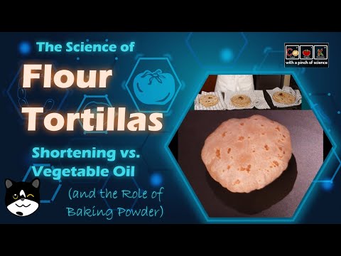 The Science of Flour Tortillas. Shortening vs. Vegetable oil (and the role of baking powder)