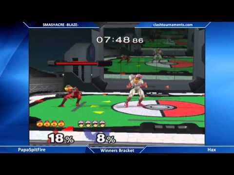 Smashacre Blaze - Hax vs PapaSpitFire - SSBM