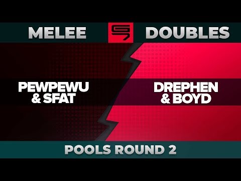 PewPewU/SFAT vs Drephen/Boyd - Pools R2 Winners Quarterfinal: Melee Doubles - Genesis 7