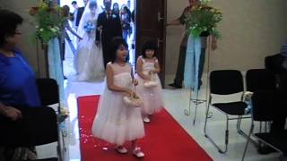 Chiglo Flower Girl , Agnes Wedding Church