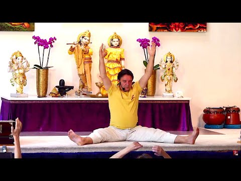 Yogastunde Mittelstufe "Meditatives Halten" - Yoga Vidya Grundreihe Live 16:15 Uhr 23.09.2020