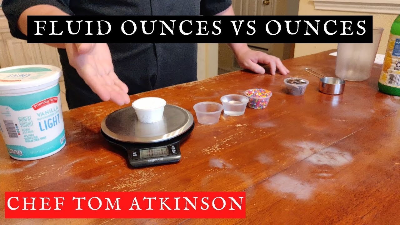 Fluid Ounces vs Ounces - What's the Difference