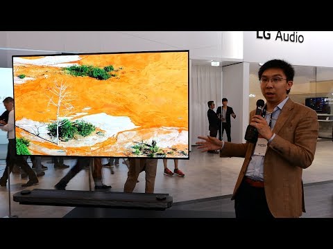 LG 77-inch W7 Signature Wallpaper OLED TV at IFA 2017