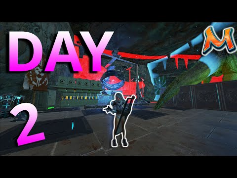 DUO DEFENDING OUR PEARL CAVE AGAINST ALPHA TRIBE DAY 2 - ARK PvP