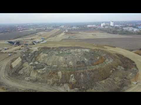 Nod rutier A0/DN6. Situatie lucrari la 18.11.2022.