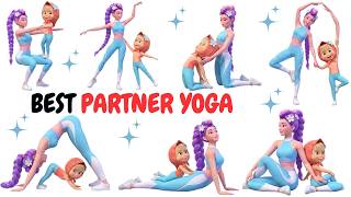 Best Partner Yoga for Kids & Parents | Fun Family Yoga for Flexibility