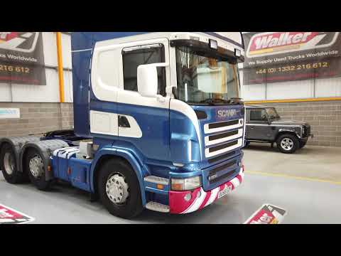 New In Stocklist For Sale: SCANIA V8 R500 TOPLINE 6X2 TRACTOR UNIT – 2006 – OU56 EZN