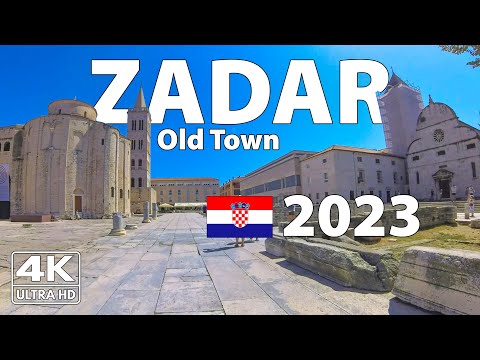 Zadar Croatia Walking Tour ☀️ 4K Walk With Captions