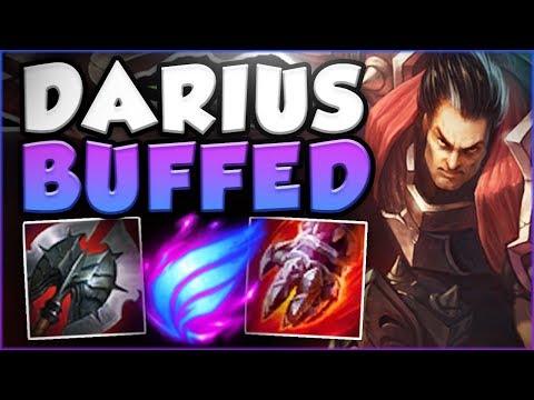 DID RIOT GO OVERBOARD WITH THESE NEW DARIUS BUFFS?? DARIUS SEASON 8 TOP GAMEPLAY! League of Legends