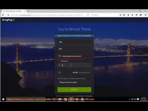 Save 31% off new SmugMug account/registration without coupon/promo code Video