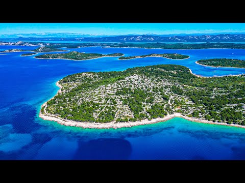 Tisno / Murter - Kroatien Urlaub in 4K [Drohne + Tauchen] Die schönsten Orte & Strände der Insel