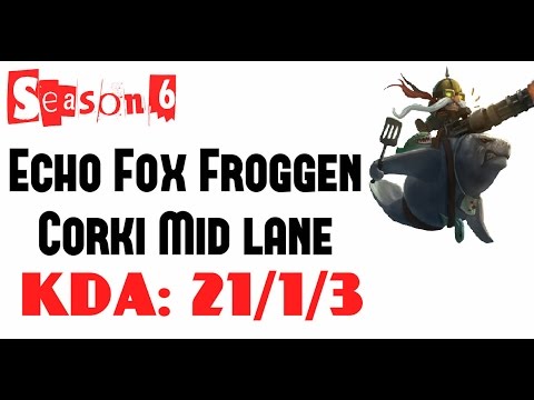 NA Challenger LOL - Echo Fox Froggen - Corki Mid lane vs Orianna of Pobelter  (Feb 16, 2016)