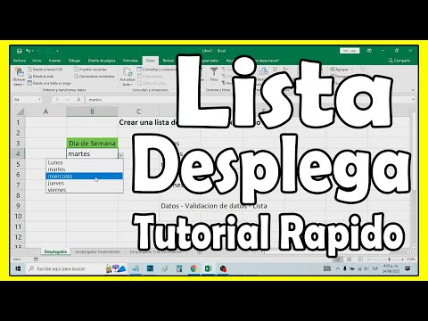 Como Crear una lista desplegable en Excel paso a paso - comoconfigurar