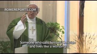 Pope Francis describes the three types of Christians who push people away from God