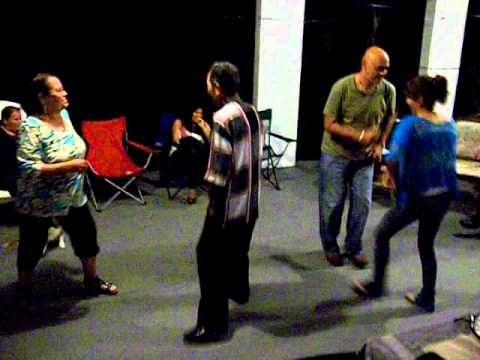 Family Dancing Salsa To Invite In The New Year 2012