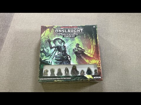 The Discriminating Gamer: Dungeons & Dragons: Onslaught - Tedrils of the Lichen Lich Starter Set unboxing with Ray
