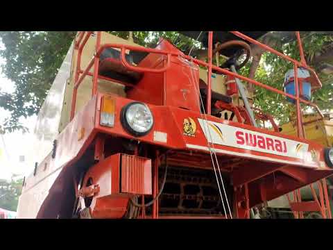 Clutch plate fitting swaraj 8100ex 👀 harvester machine 2021❤️modal #swaraj #combine #viral