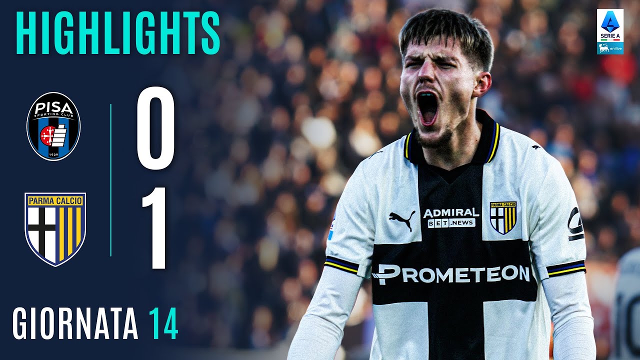 PISA-PARMA 0-1 | HIGHLIGHTS | 14ª GIORNATA | SERIE A ENILIVE 2025/26