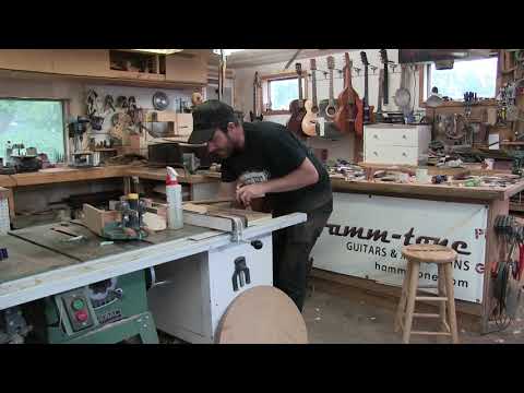 81 Cutting the fingerboard taper