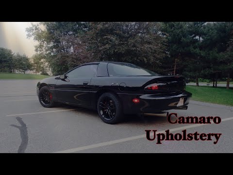 Camaro Seat Upholstery  part 1