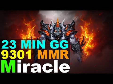 Miracle 9301 MMR Ursa FAST GAME 23 MIN GG pro Gameplay | Highlights 7.02 — Dota 2