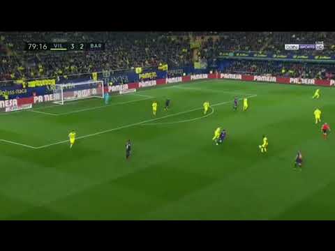 Gol Carlos Bacca: Villarreal 4x2 Barcelona